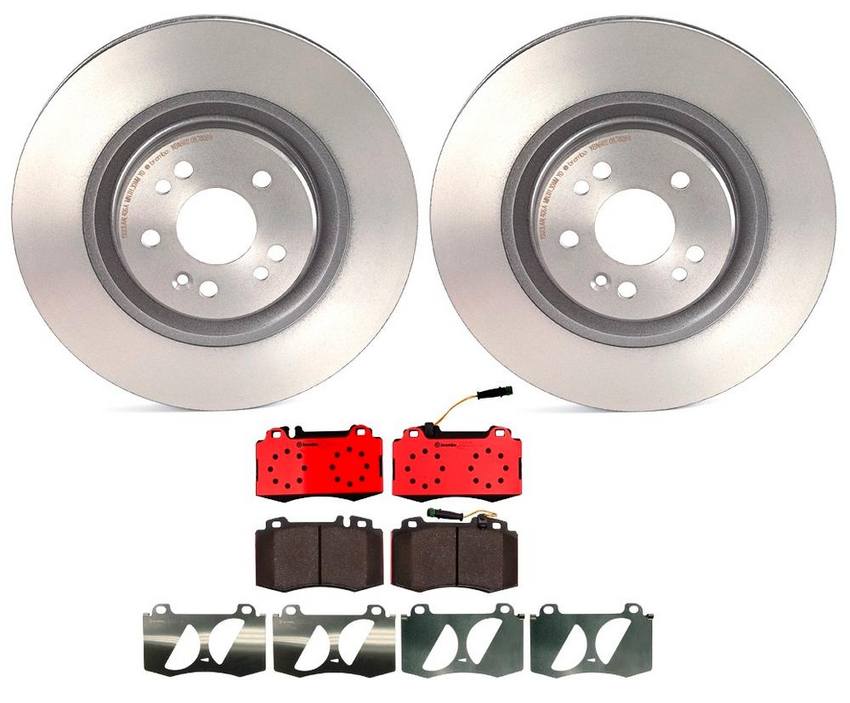 Brembo Brake Pads and Rotors Kit - Front (345mm) (Ceramic)